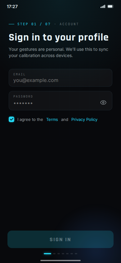 App sign in