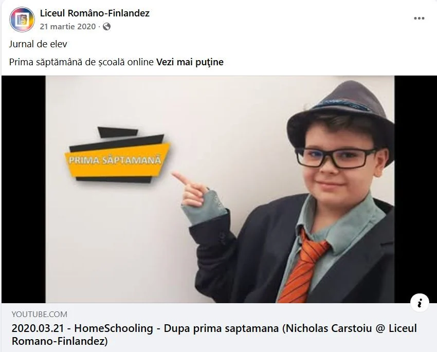 InsideLRF magazine: Nicholas was named student of the month for January 2024.